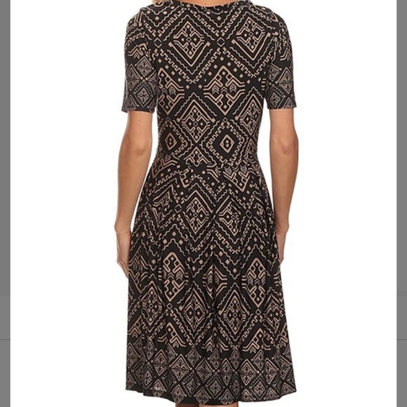Tribal print midi dress - Picture 2 of 2